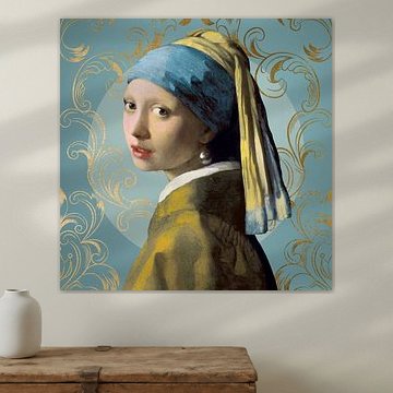Girl with the Pearl Earring - The Blue Edition von Marja van den Hurk