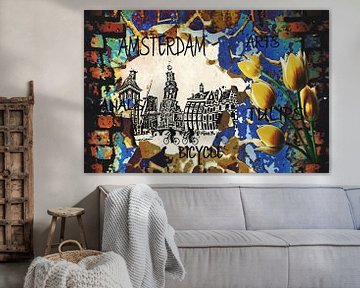 Tulpen aus Amsterdam, Mokum, Holland, digitale Kunst von MirEll digital art