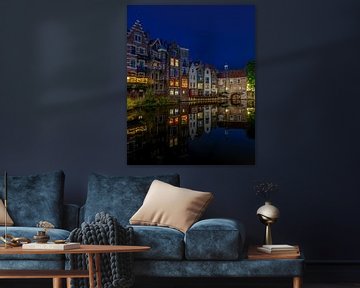 Historisch Delfshaven by Night van Annette Roijaards