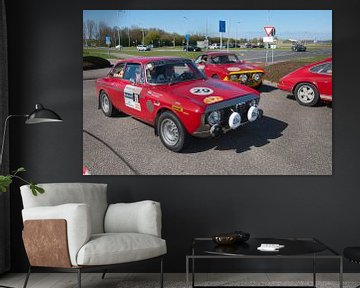 Alfa's GTA wachtend achter 911 von Arthur Wijnen