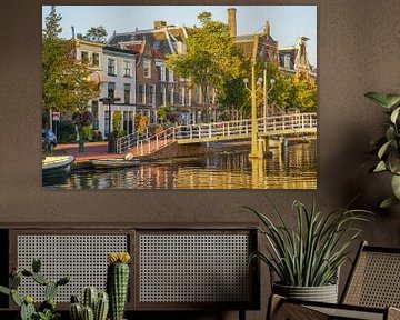 Alte Singel in Leiden von Dirk van Egmond