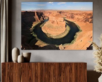 Horseshoe Bend met de Colorado rivier in Arizona USA van Paul Franke