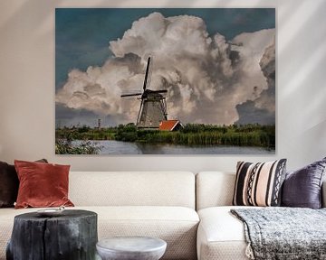 Kinderdijk Mills, Kinderdijk, The Netherlands van Maarten Kost