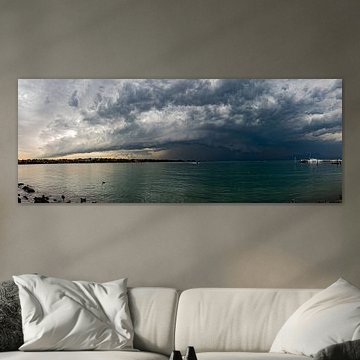 Rolling cloud above Lake Garda