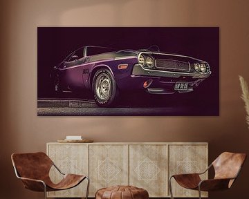 DODGE CHALLENGER 340 SIX-PAK 1970 von marco de Jonge