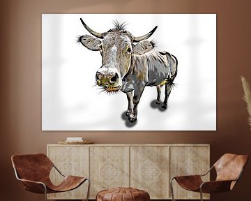 Grappige koe van Peter Roder