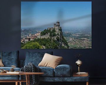 Spectaculair zicht op San Marino