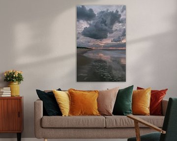 De beaux nuages au-dessus de la plage de Vlieland sur Arthur Puls Photography