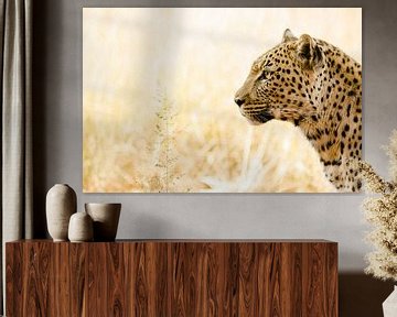 Portrait of a Leopard in Namibia by Kirstin Kraaijveld