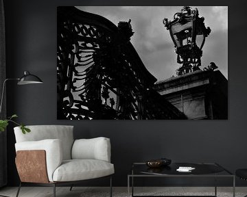 Gothic hek en lamp in het zwart-wit van Mireille Schipper