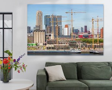 Under Construction: de Skyline van Rotterdam (Katendrecht en Kop van Zuid) van Annette Roijaards
