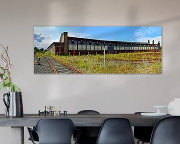 Vue panoramique du hangar à locomotives annulaires 1