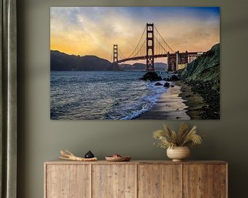 Golden Gate Bridge Sunset San Francisco