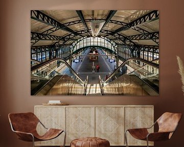 Nostalgisch station 's-Hertogenbosch van Eugene Winthagen