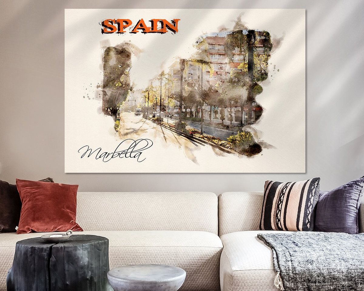 Example of the artwork in a room