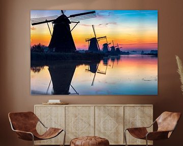 Les moulins à vent de Kinderdijk sur Paul Lagendijk