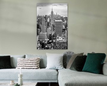 Manhattan vom Gipfel des Felsens aus gesehen von John van den Heuvel