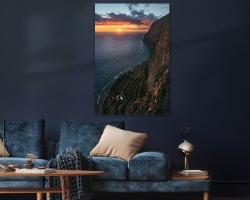 Madeira Cabo Girao at sunset by Jean Claude Castor