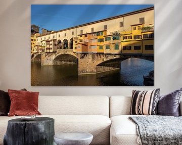 The colourful Ponte Vecchio, Florence by Nina Rotim