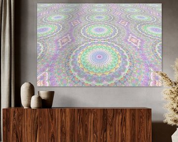 Mandala Art Pastel Perspectief van Marion Tenbergen