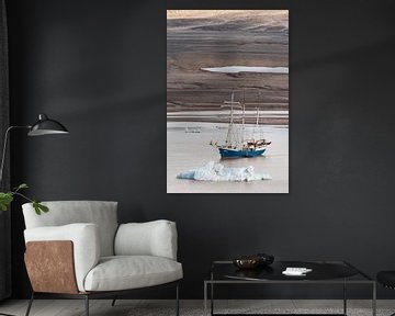 Tall Ship Barquentine Antigua in de wateren rondom Spitsbergen