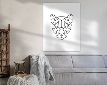 Tijger Geometrische Print van MDRN HOME