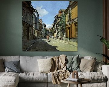 Rue de la Bavole, Honfleur, Claude Monet