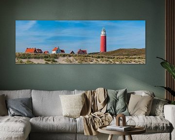 Panorama Texel van Nederland op Foto