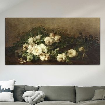 Stilleven met gitaar en rozen, Margaretha Roosenboom