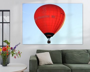 Rode luchtballon van MSP Canvas