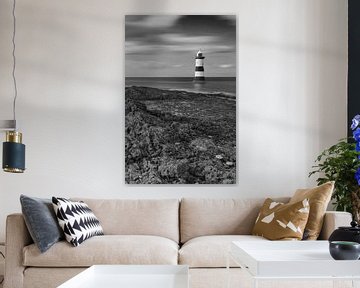 Lighthouse Anglesey, Wales van Carole Winchester
