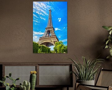 The Eiffel Tower in Paris by Günter Albers