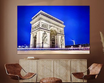 Arc de Triomphe la nuit sur Günter Albers