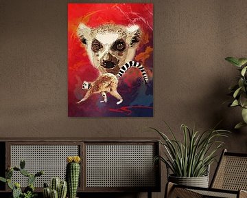 Lemur von Printed Artings
