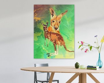 kangoeroe van Printed Artings