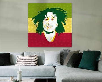 Bob Marley, King of Reggea von Jarod Art