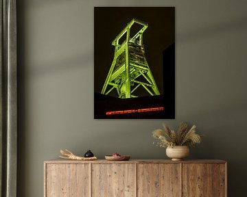 Colliery tower in the Night by Johnny Flash