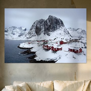Hamnoy Red Fischerhäuschen