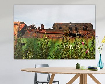 Old rusty train by Jan Brons