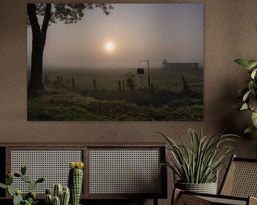 Mist in de Betuwe van Moetwil en van Dijk - Fotografie