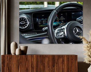 Dashboard des Mercedes-Benz AMG GT 63 von Bas Fransen