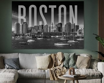 BOSTON Skyline by Melanie Viola