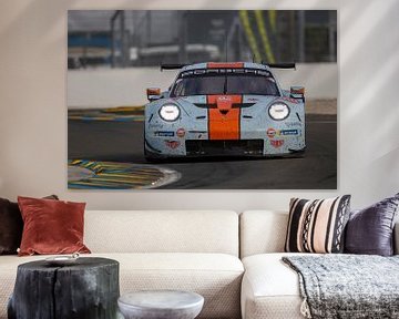 Gulf Racing UK Porsche 911 RSR, 24 Stunden von Le Mans 2019 von Rick Kiewiet