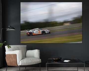 Gulf Racing UK Porsche 911 RSR, 24 uur van Le Mans 2019 van Rick Kiewiet