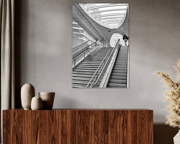 Arnhem architectuur - Trappen trein station Arnhem architect Ben van Berkel