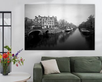 Hoek Prinsengracht en Brouwersgracht in Amsterdam