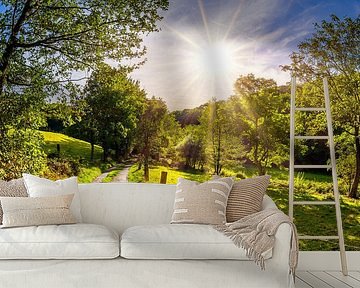 summer landscape by Günter Albers