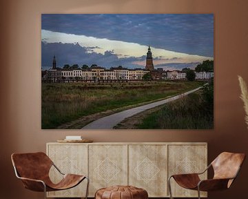 Zutphen tijdens zonsondergang van Jaimy Leemburg Fotografie