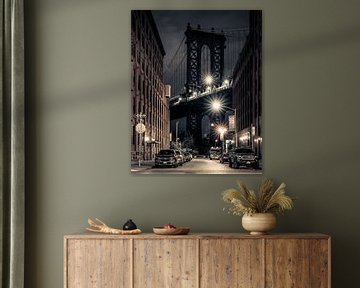 Manhattan bridge at Dumbo Brooklyn by Tubray