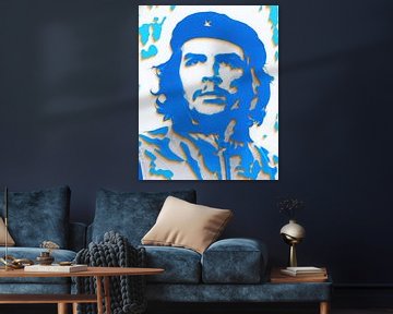 Che Guevara 3 D Papierkunst in 3D van Felix von Altersheim